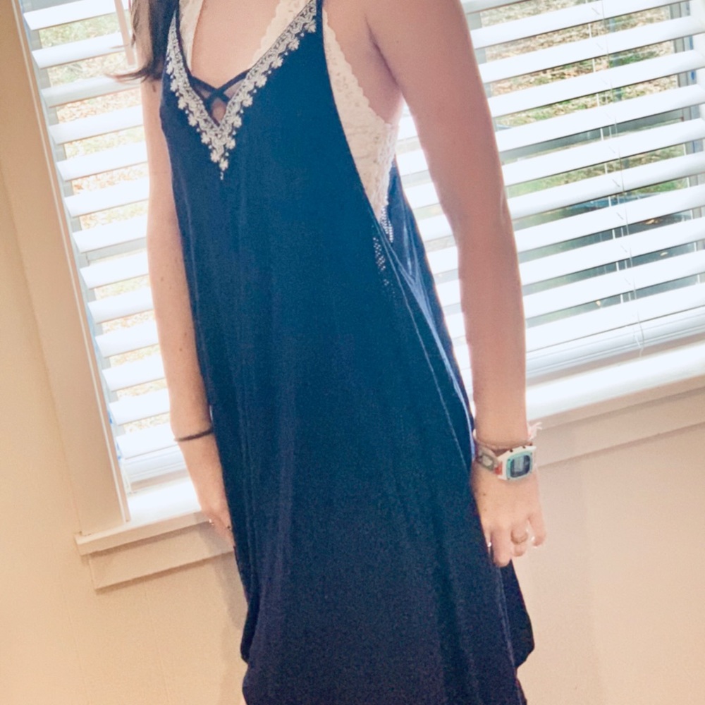 BKE Navy Blue Summer Dress